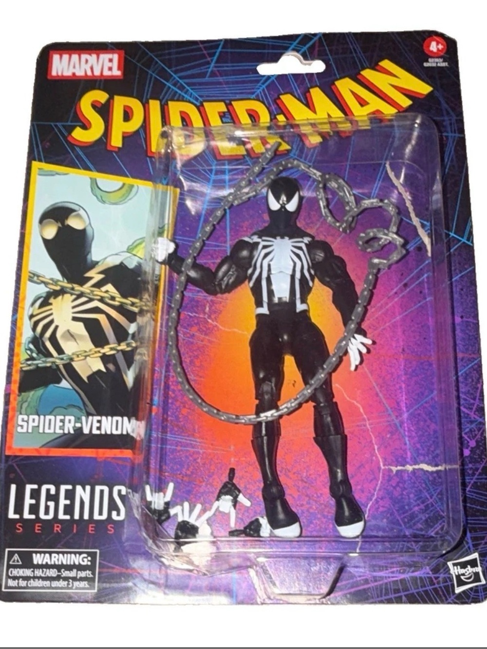 Marvel Spider-Man Spider-Venom Action Figure - Black & White